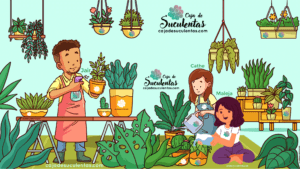 Cajadesuculentas, somos una familia.