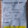 Forum 500WP fungicida sistémico para controlar hongos también en suculentas, leer el modo de uso y los cuidados. Tóxico.